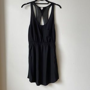 Wilfred silk black tank dress